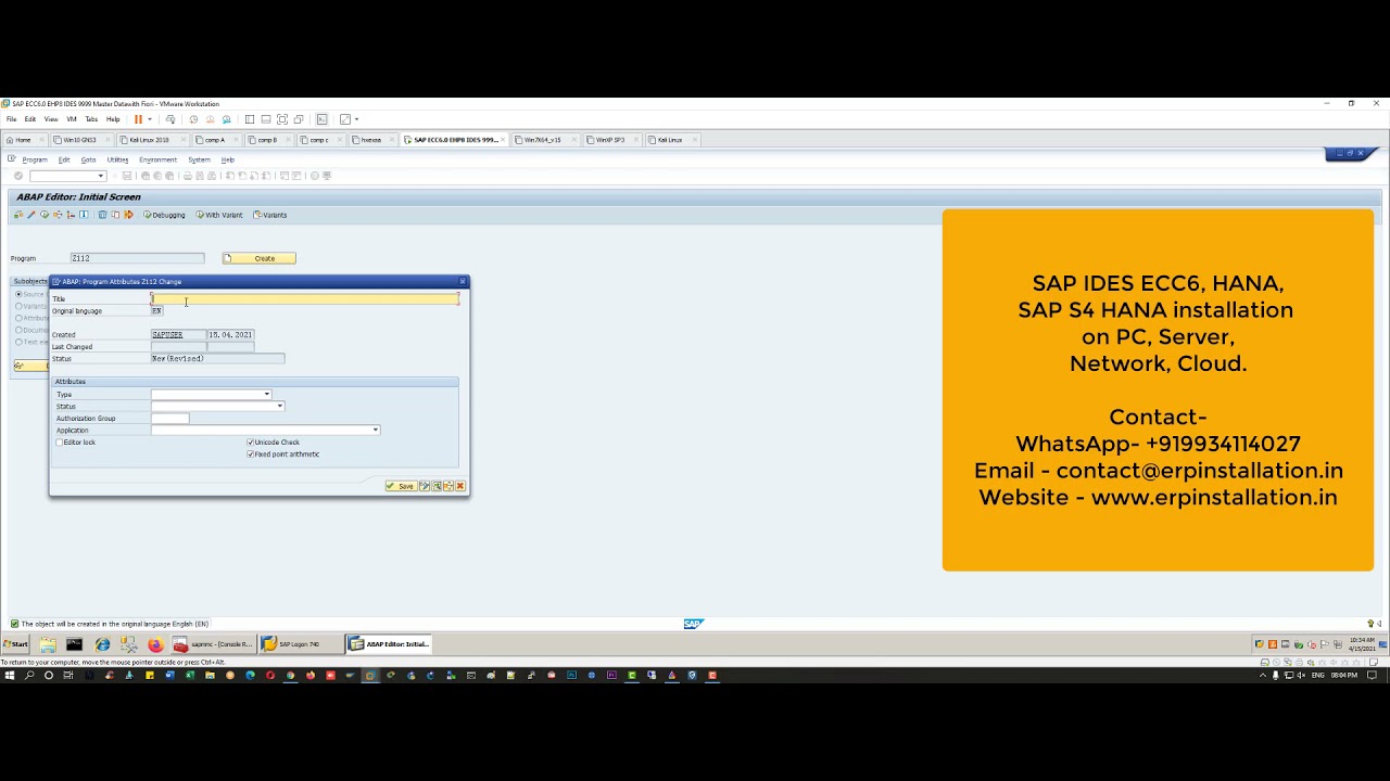 SAP developer key | WhatsApp - +919934114027 - YouTube