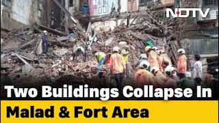 Two Building Collapses In Mumbai After Heavy Rain, People Feared Trapped