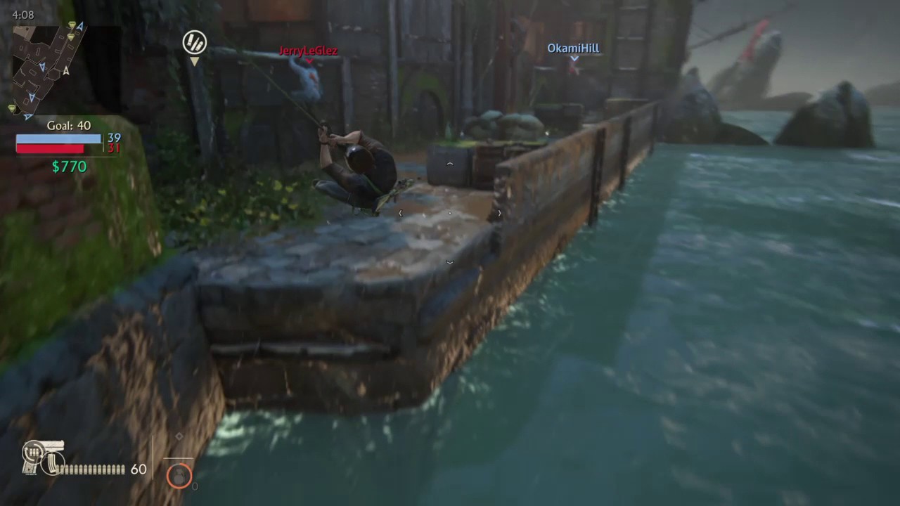 Uncharted 4 Multiplayer rope clutch - YouTube