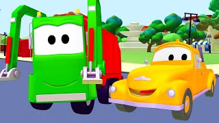 The Garbage Truck - Tom o Caminhão de Reboque na Cidade do Carro | Desenhos animados crianças