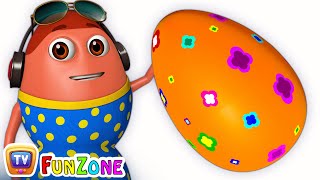 Learn ORANGE Colour with Johny Johny Yes Papa | Surprise Eggs Colours Ball Pit Show | ChuChuTV 3D