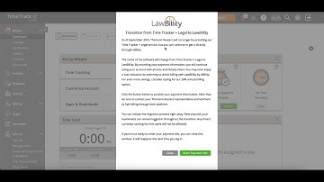 How to Migrate from Time Tracker +Legal to Lawbillity