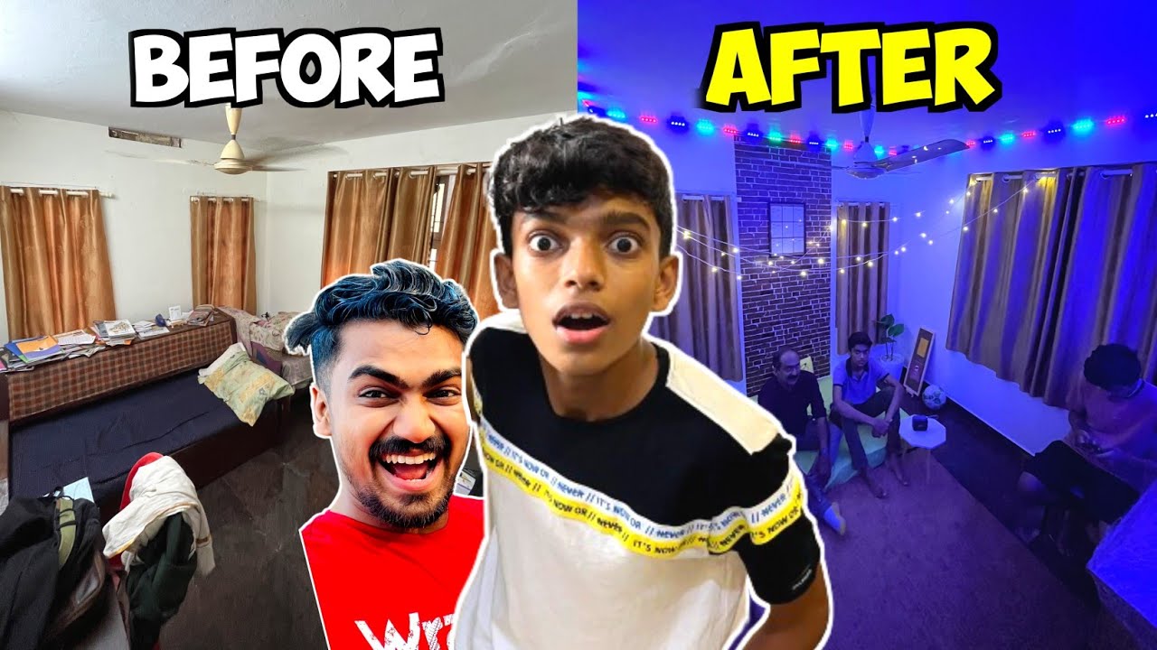 Surprising My Little Brother With His DREAM ROOM TRANSFORMATION !!! Crazy Family Reaction