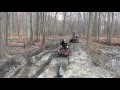 Funny ATV mud hole Fail