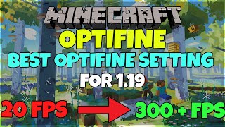 [1.19] How To Fix Lag In Minecraft 1.19 | Best Optifine Setting | Hight Fps | Zero Lag