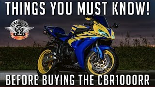 Things you MUST know before buying a Honda CBR1000RR (Fireblade)