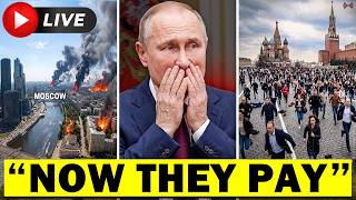 Details MOSCOW IN FLAMES: Ukraine HITS Putin's CROWN JEWEL As 3,000,000 Russians STRANDED Update
