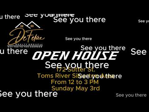 172 Sutter St, Toms River, NJ home video tour