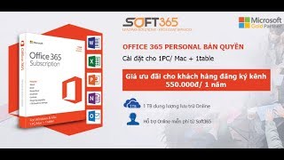 Mở hộp Office 365 Home bản quyền cho 6 người giá ưu đãi chỉ 200k/ năm screenshot 5