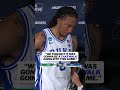 Duke Forward Maliq Brown told our Tracy Wolfson at halftime: "we thought it was gonna be a cakewalk"
