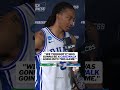 Duke Forward Maliq Brown told our Tracy Wolfson at halftime: "we thought it was gonna be a cakewalk"
