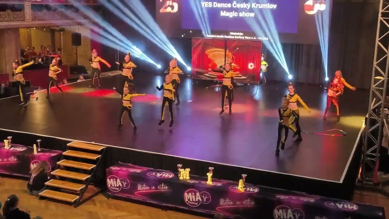 Magic show Mia festival finále 18.5.2025 Praha Lucerna YES Dance