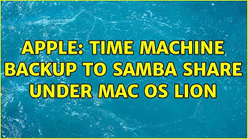 Apple: Time Machine Backup to Samba Share under Mac OS Lion (2 Solutions!!)