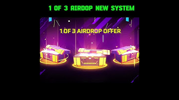 OB50 Update New Airdrop System (1 of 3 Airdrop Offer Free Fire #shorts