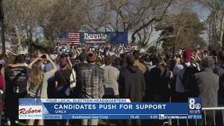 Democratic presidential hopefuls, Bernie Sanders and Pete Buttigieg share their campaign message wit