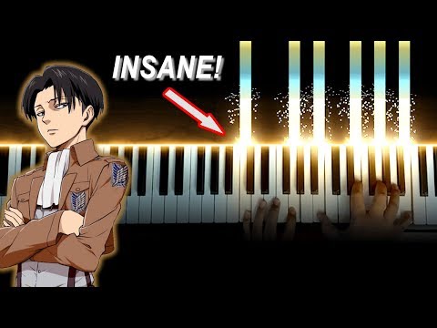 insane-attack-on-titan-/-進撃の巨人-op-piano-cover---ピアノ