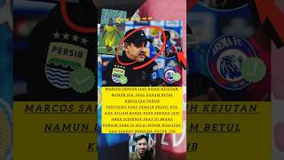 MARCOS SANTOS PAHAM BETUL KEKUATAN PERSIB SEJAK DI TANGANI BOJAN APALGI PEMAIN YG BRASAL DRI BRASIL