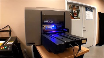 1800z UV LED Printer - One Printer: Phone Cases, Shirts, Bottles, Braille & More