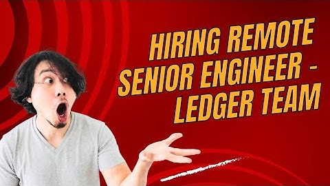 Remote Senior Engineer job – Ledger Team at AlpacaDB | Open to people anywhere in the world