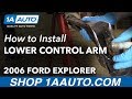 How to Replace Rear Lower Control Arm 2006-10 Ford Explorer