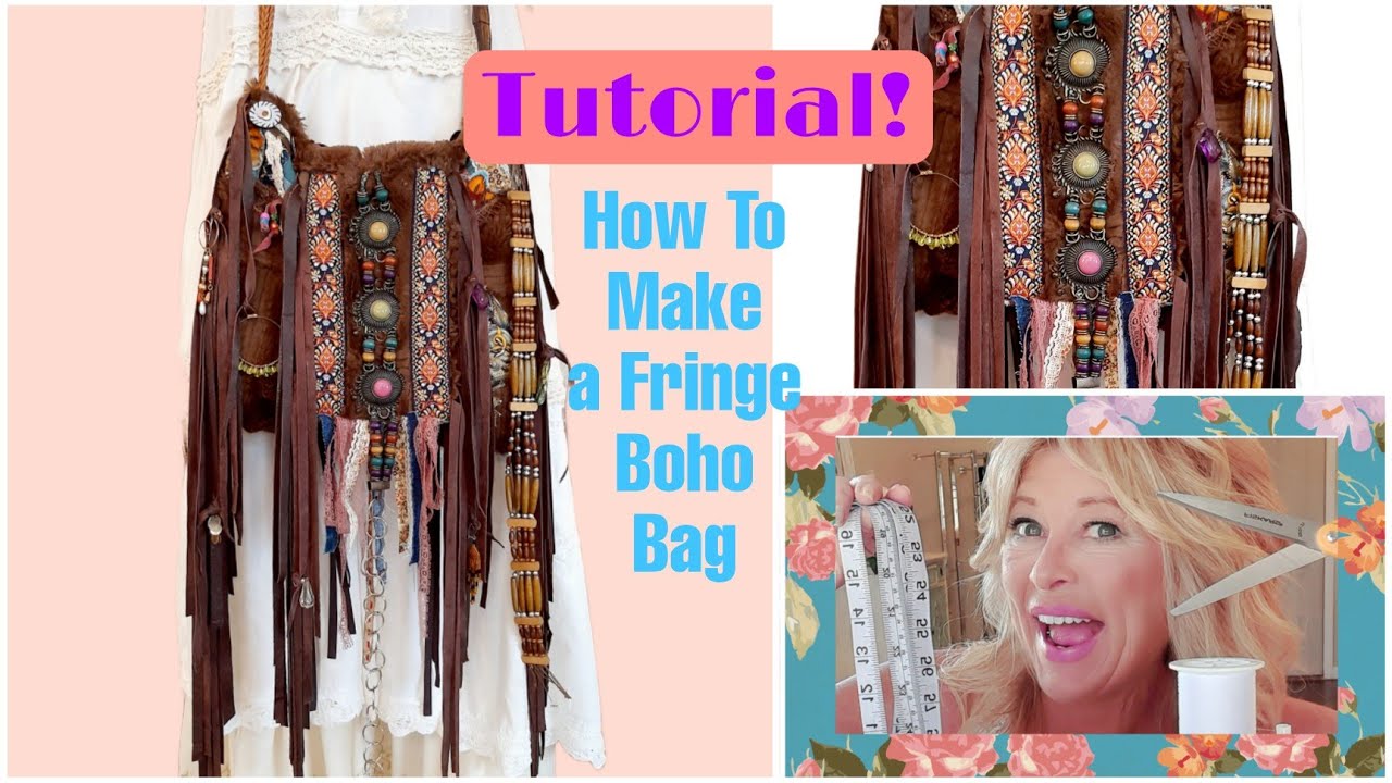 Funky Fringe Vintage Boho Crossbody Bag