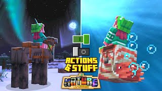 A Actions &amp; Stuff vai ganhar um RECURSO INCRÍVEL! + La Nature Update - Minecraft PE (Bedrock)