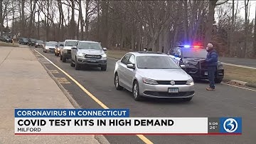 VIDEO: COVID test kits in high demand around the state