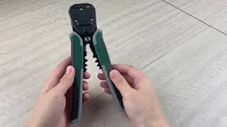 Isku tang Kupas Potong Kabel Multifungsi Automatic Wire Tang Stripper  Crimper Wire Pengupas Kulit Kabel  Wire Pembuka Cuter Pliers Cutting Pressing