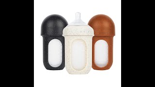 Boon NURSH Reusable Silicone Pouch Bottles, Speckle, 8 Oz @FunSeaStories