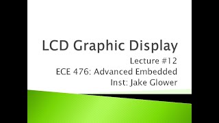 ECE476 12 LCD Library