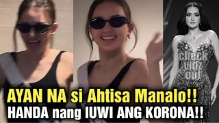 AYAN NA!! Ahtisa Manalo, on the way na sa IMPACT Arena para sa Miss Universe Coronation Night!!