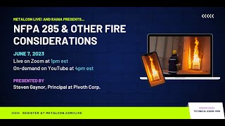 Famous NFPA 285 & Other Fire Considerations Net Worth