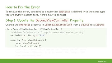 Fixing the Error: Value of type 