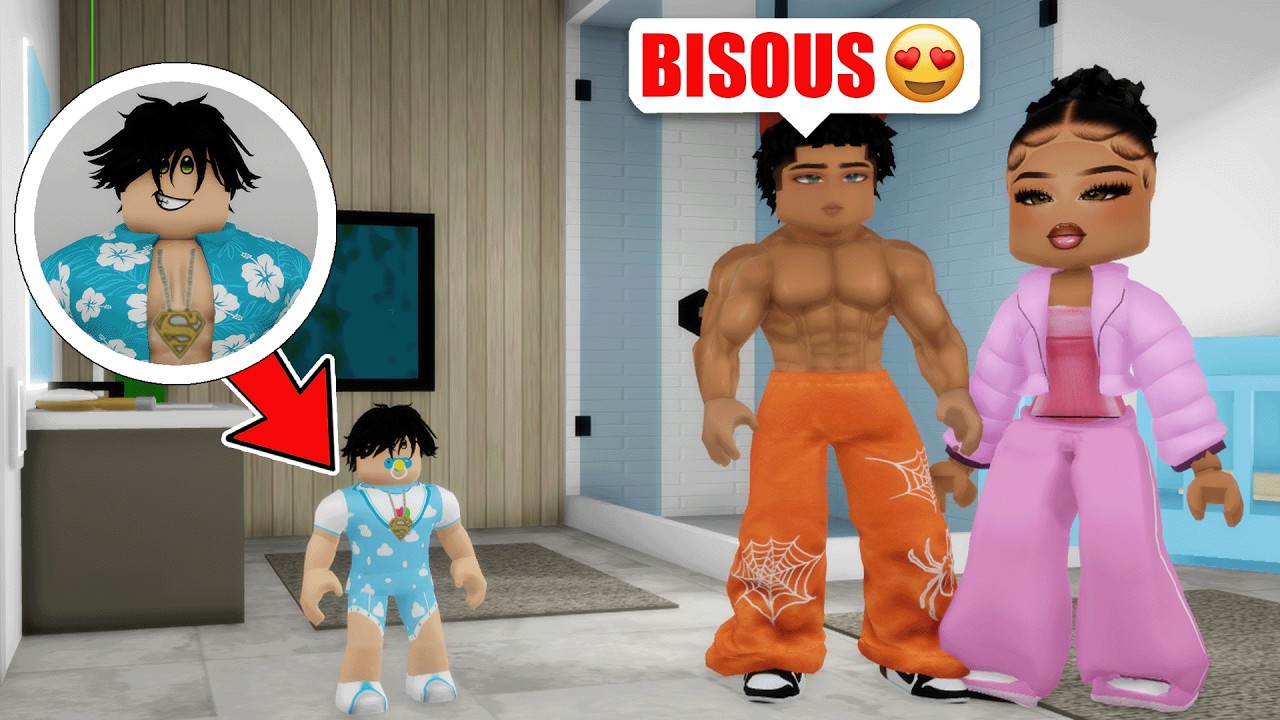 J'AI ESPIONNÉ DES COUPLES RÉALISTE EN BÉBÉ SUR BROOKHAVEN ! ROBLOX