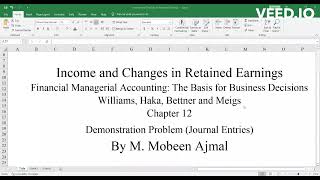 4 Adjusting Retained Earnings for Cash and Stock Dividend: A Statement of Retained Earnings