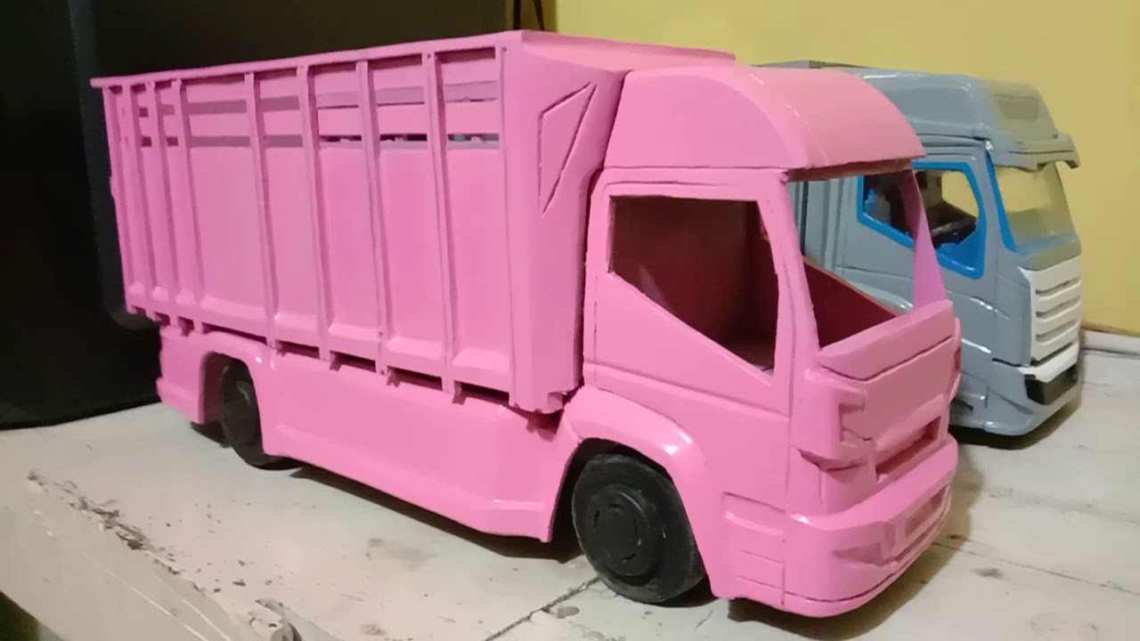 Review miniatur  truk  murah  350rb an YouTube