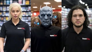 What if the Game of thrones cast worked at GameStop?