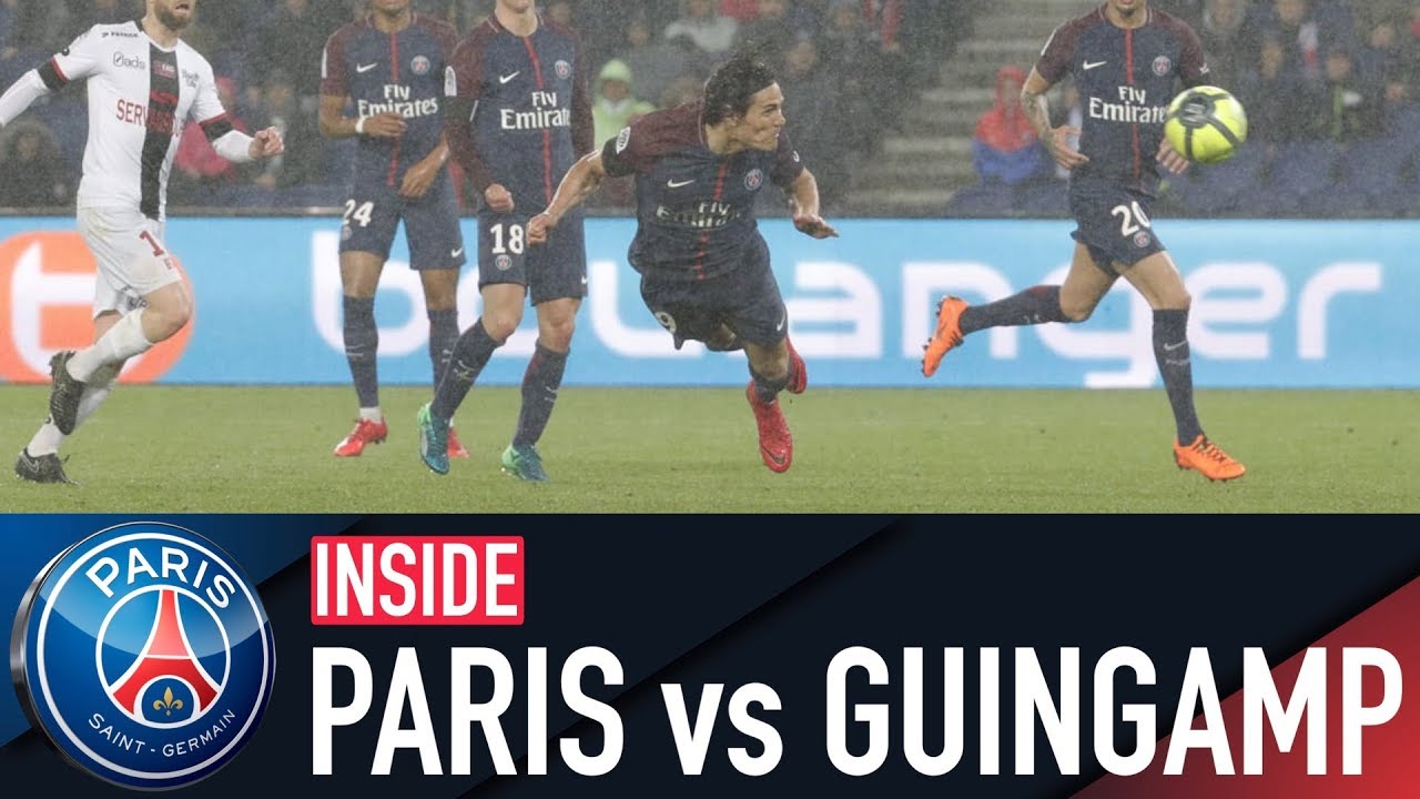 football score INSIDE - PARIS SAINT-GERMAIN 2-2 GUINGAMP