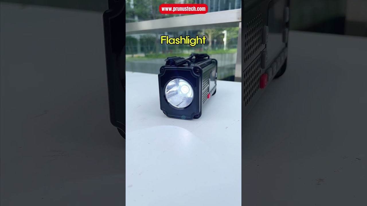 All-in-One Radio: Power, Lighting, Weather & SOS Functions