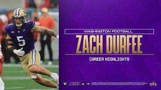 Zach Durfee Career Highlights: Washington Football