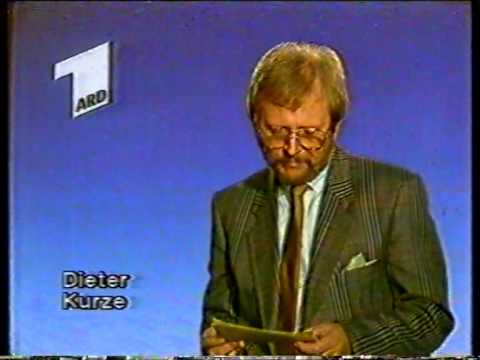 Ansage Dieter Kurze ARD 24.10.1987 mit ARD Logo