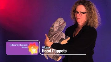 Folkmanis® Hippo Puppet Demo - Retired