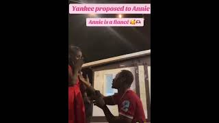 YANKEE PROPOSED TO ANNIE CONGRATULATIONS GUYS #fypシ