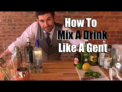 how-to-mix-a-drink-like-a-gentleman-|-3-stylish-drink-options-|-stylish-party-tips
