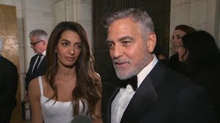 At Its Albie Awards Gala, George And Amal Clooney Discuss Why The Clooney Foundation For Justice Is