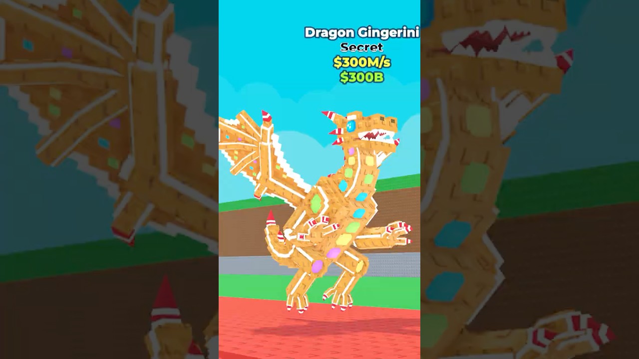 Dragon Gingerini Secret キャラクター New Secret Dragon Gingerini 😱 #roblox #stealabrainrot