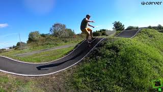 'The Thrill of the Carver Skateboard  Pump Track in South Wales'