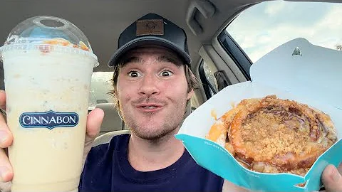 Cinnabon Apple Crumble Bon and Caramel Chillata Review