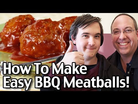 How To Make Homemade Meatballs - Easy Barbecue Meatballs Recipe