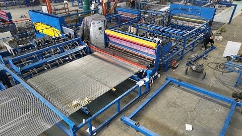 Automatic pneumatic security 3D fence mesh welding machine